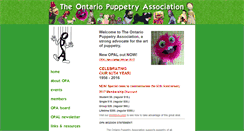Desktop Screenshot of onpuppet.ca